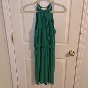 Women’s emerald green dress. Size Large.